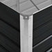 vidaXL || vidaXL Garden Raised Bed Anthracite 126"x31.5"x30.3" Galvanized Steel