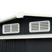 vidaXL || vidaXL Garden Shed with Sliding Doors Anthracite 129.7"x51.6"x70.1" Steel 144018