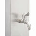 vidaXL || vidaXL Garden Shower Faucet 43.3" Stainless Steel 48206