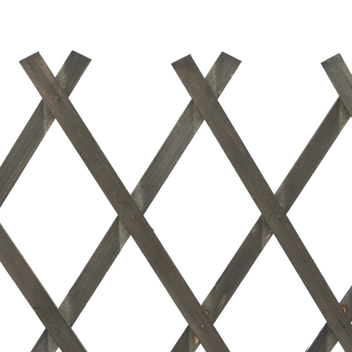 vidaXL || vidaXL Garden Trellis Fence Gray 47.2"x35.4" Solid Firwood 314825