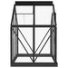 vidaXL || vidaXL Glass Greenhouse Anthracite 61"x40.6"x75.2" Aluminum