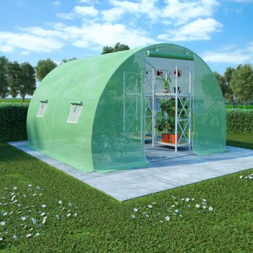 vidaXL || vidaXL Greenhouse 64.6 sq. ft 9.8'x6.6'x6.6' 48158