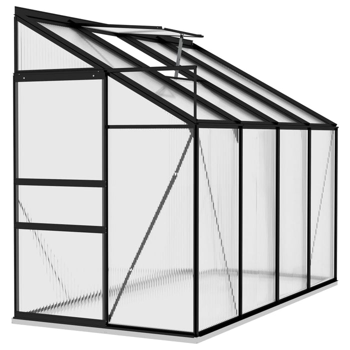 vidaXL || vidaXL Greenhouse Anthracite Aluminum 185 ft²