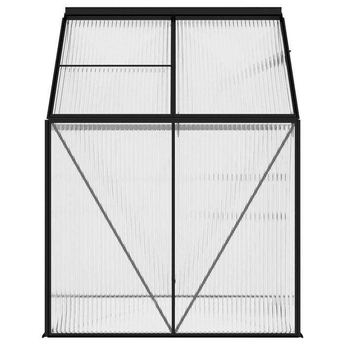 vidaXL || vidaXL Greenhouse Anthracite Aluminum 26.6 ft?