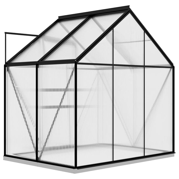 vidaXL || vidaXL Greenhouse Anthracite Aluminum 26.6 ft²