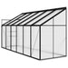 vidaXL || vidaXL Greenhouse Anthracite Aluminum 274.3 ft²