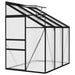 vidaXL || vidaXL Greenhouse Anthracite Aluminum 3.8 ft²