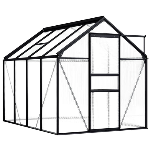 vidaXL || vidaXL Greenhouse Anthracite Aluminum 51.1 ft²