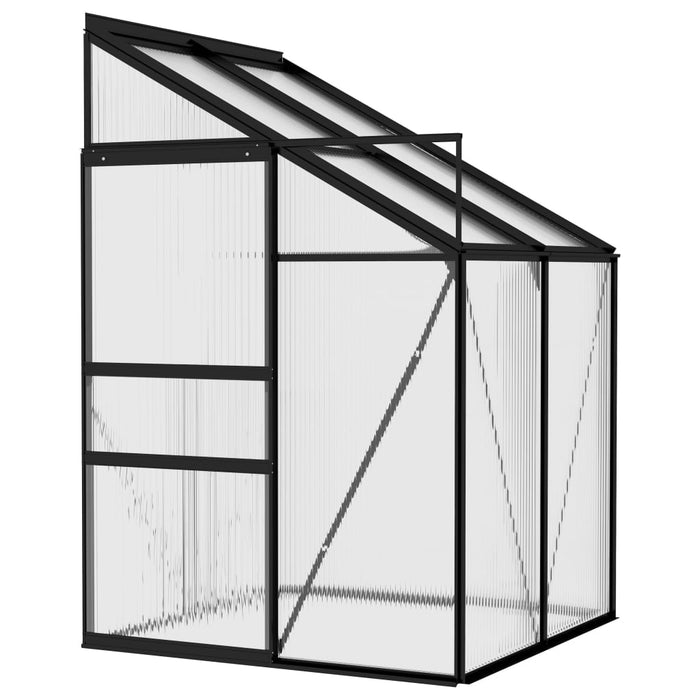 vidaXL || vidaXL Greenhouse Anthracite Aluminum 91.4 ft²