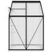 vidaXL || vidaXL Greenhouse Anthracite Aluminum 95.3 ft²