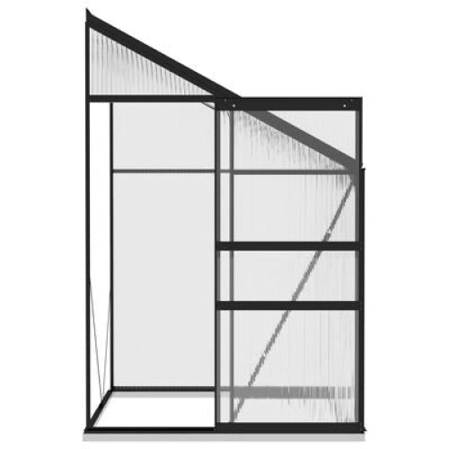 vidaXL || vidaXL Greenhouse Anthracite Aluminum 95.3 ft²