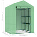 vidaXL || vidaXL Greenhouse with Shelves Steel 56.3"x56.3"x76.8" 48167