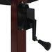 vidaXL || vidaXL Hanging Parasol with Wooden Pole 157.5"x118.1" Black 47122