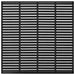 vidaXL || vidaXL Louver Fence WPC 70.9"x70.9" Black