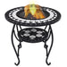 vidaXL || vidaXL Mosaic Fire Pit Table Black and White 26.8" Ceramic 46725