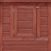 vidaXL || vidaXL Outdoor Chicken Cage Hen House with 1 Egg Cage Brown Wood 171423