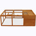 vidaXL || vidaXL Outdoor Foldable Wooden Animal Cage 170221