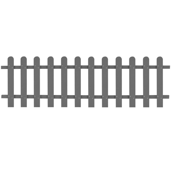 vidaXL || vidaXL Picket Fence WPC 78.7"x23.6" 42818