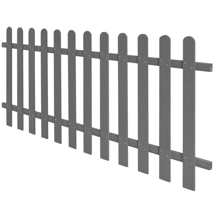vidaXL || vidaXL Picket Fence WPC 78.7"x31.5" 42819