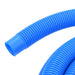 vidaXL || vidaXL Pool Hose with Clamps Blue 1.4" 39.3' 91750