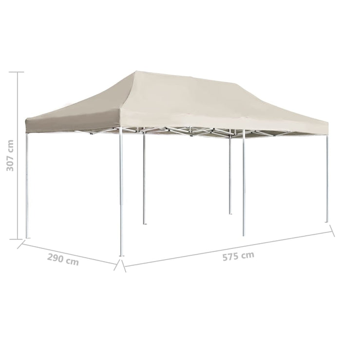 vidaXL || vidaXL Professional Folding Party Tent Aluminium 236.2"x118.1" Cream