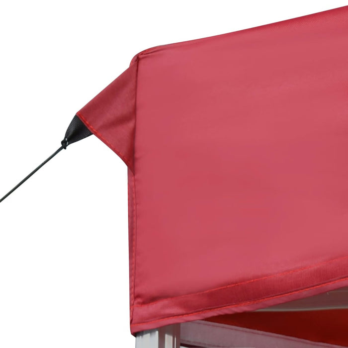 vidaXL || vidaXL Professional Folding Party Tent Aluminium 236.2"x118.1" Wine Red