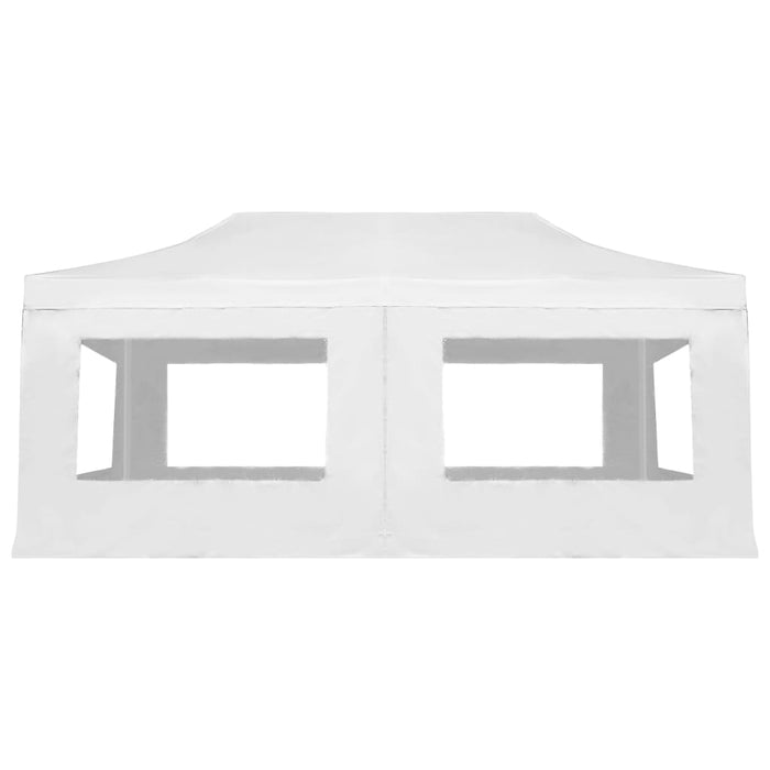 vidaXL || vidaXL Professional Folding Party Tent with Walls Aluminium 236.2"x118.1" White