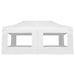 vidaXL || vidaXL Professional Folding Party Tent with Walls Aluminium 236.2"x118.1" White