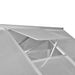 vidaXL || vidaXL Reinforced Aluminium Greenhouse with Base Frame 49.5sq. ft 41317