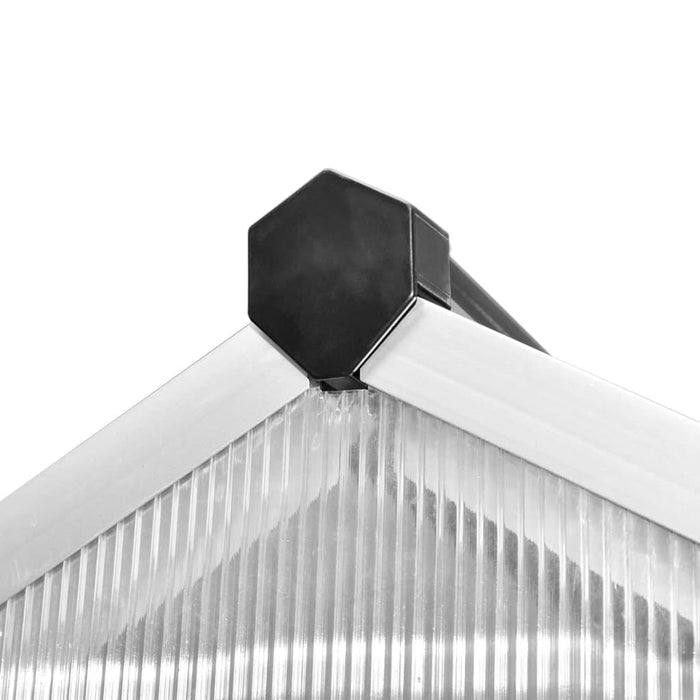 vidaXL || vidaXL Reinforced Aluminium Greenhouse with Base Frame 81.3 ft 41319