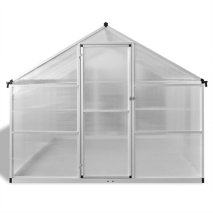 vidaXL || vidaXL Reinforced Aluminium Greenhouse with Base Frame 81.3 sq. ft 41319