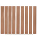 vidaXL || vidaXL Replacement Fence Boards 9 pcs WPC 66.9" Brown 45039