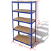 vidaXL || vidaXL Storage Shelf Blue 2pcs 270565