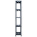 vidaXL || vidaXL Storage Shelf Rack Black 275.6 lb 23.6"x11.8"x70.9" Plastic 45674