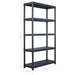 vidaXL || vidaXL Storage Shelf Rack Black 485 lb 35.4"x15.7"x54.3" Plastic 45679