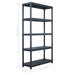 vidaXL || vidaXL Storage Shelf Rack Black 551.2 lb 31.5"x15.7"x70.9" Plastic 45676