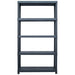 vidaXL || vidaXL Storage Shelf Racks 2 pcs Black 1102.3 lb 39.4"x15.7"x70.9" Plastic 276261