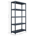vidaXL || vidaXL Storage Shelf Racks 2 pcs Black 551.2 lb 31.5"x15.7"x70.9" Plastic 276260