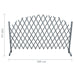 vidaXL || vidaXL Trellis Fence Solid Firwood 5.9'x3.3' Gray 310036