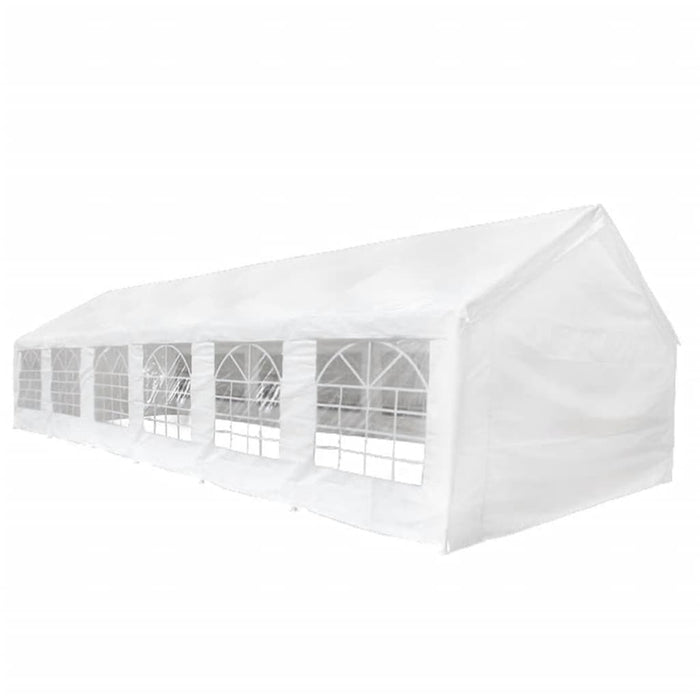 vidaXL || vidaXL White Party Tent 39.4'x19.7'