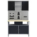 vidaXL || vidaXL Workbench with Three Wall Panels and One Cabinet 3053432
