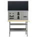 vidaXL || vidaXL Workbench with Three Wall Panels and One Cabinet 3053436