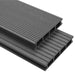 vidaXL || vidaXL WPC Decking Boards with Accessories 388 sq.ft 86.6" Gray 273806