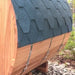 Aleko Products || Weather-Resistant Bitumen Roof Shingle Replacement for Barrel Saunas - 83 x 72 x 75 Inches - Blue