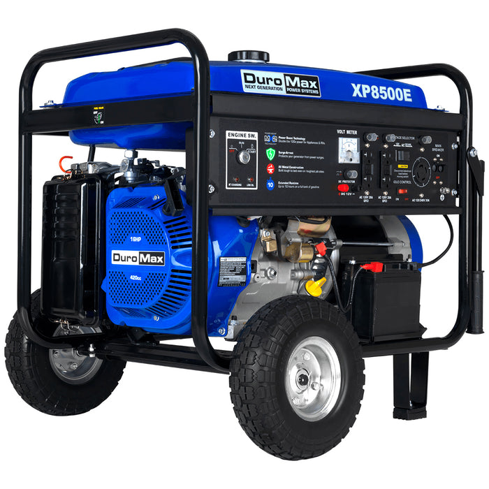 DuroMax || DuroMax-Watt 16-Hp Gas Generator w/ Elect Start and Wheel Kit XP8500E